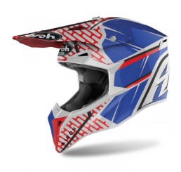 Kask Airoh Wraap Idol Red/Blue Gloss