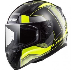 KASK LS2 FF353 RAPID CARRERA H-V YELLOW FLUO